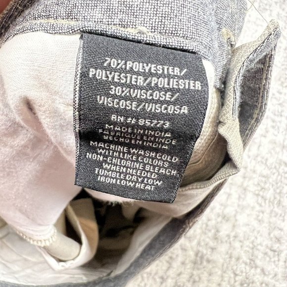 O'Neill Shorts 33 Chino Tan Beige Pockets Plaid Light Weight Casual Chequered - Picture 8 of 11